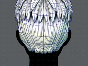 3d hair style for man v08 3D Model