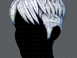 3d hair style for man v08 3D मॉडल