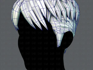 3d hair style for man v08 3D Model