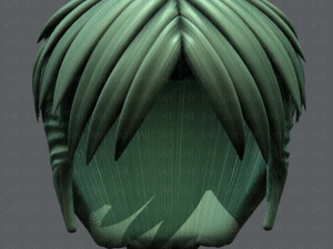 3d hair style for man v08 3D Model