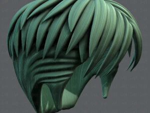 3d hair style for man v08 3D Model