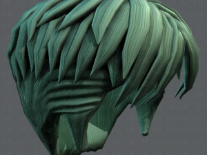 3d hair style for man v08 3D Model