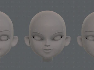 children head v01 3D Model