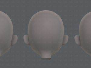 children head v01 3D 模型