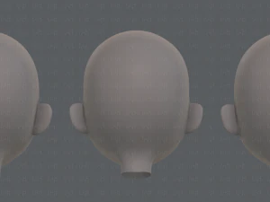 children head v01 3D Model