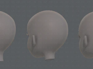 children head v01 3D Model