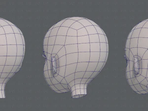 children head v01 3D Model