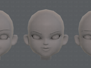 children head v01 3D 模型