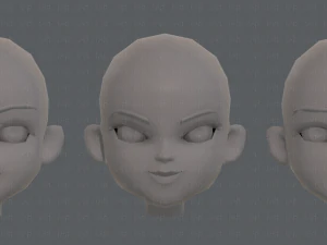 children head v01 3D Model