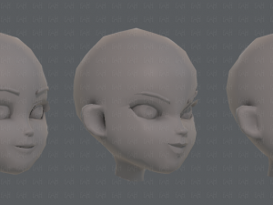children head v01 3D 模型