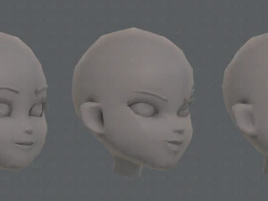 children head v01 3D Model