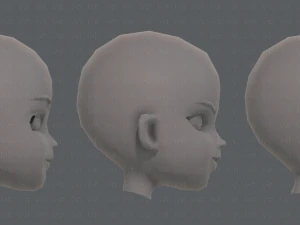 children head v01 3D Model