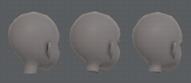 children head v01 3D Model in Cartoon 3DExport