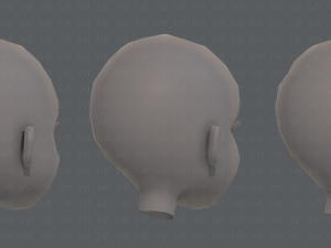 children head v01 3D 模型