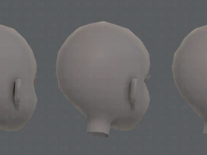 children head v01 3D Model