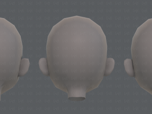 children head v01 3D 模型