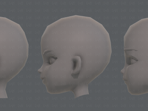 children head v01 3D 模型