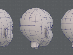 children head v01 3D 模型
