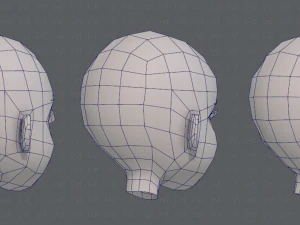 children head v01 3D Model