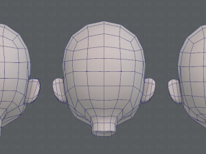 children head v01 3D 模型
