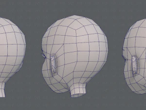 children head v01 3D Model