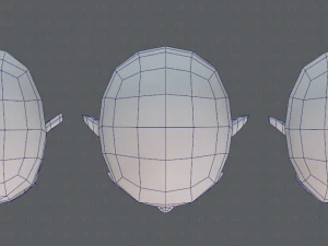 children head v01 3D Model