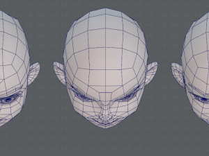 children head v01 3D 模型