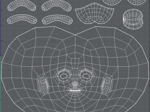 children head v01 3D 模型