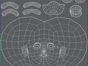 children head v01 3D Model