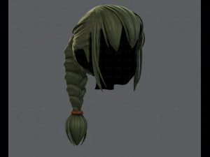 3d hair style for girl v33 3D Model