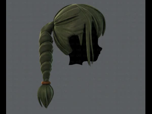 3d hair style for girl v33 3D Model