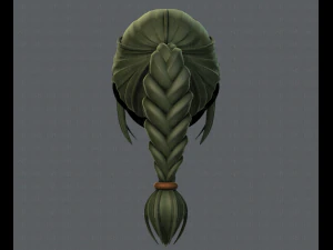 3d hair style for girl v33 3D Model
