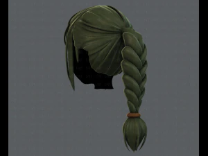 3d hair style for girl v33 3D Model