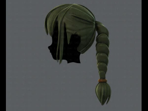 3d hair style for girl v33 3D Model