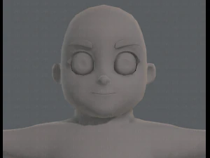 base mesh boy character v06 3D Model