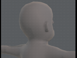 base mesh boy character v06 Model 3D