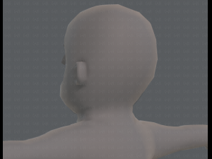 base mesh boy character v06 Model 3D