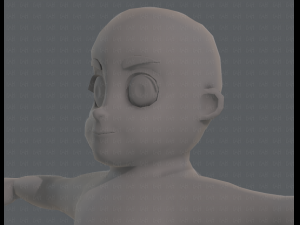 base mesh boy character v06 Model 3D