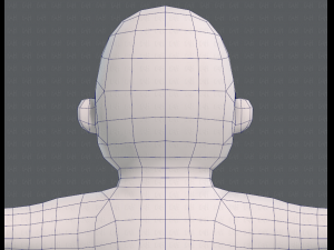 base mesh boy character v06 Model 3D