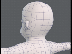 base mesh boy character v06 Model 3D