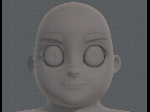 base mesh boy character v06 Model 3D
