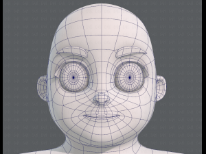 base mesh boy character v06 Model 3D