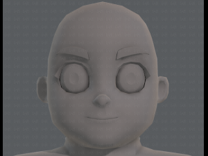 base mesh boy character v06 Model 3D