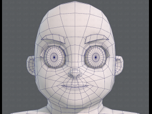 base mesh boy character v06 Model 3D