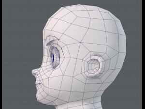 base mesh boy character v06 Model 3D