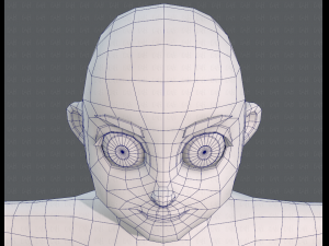 base mesh boy character v06 Model 3D