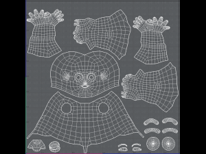 base mesh boy character v06 Model 3D