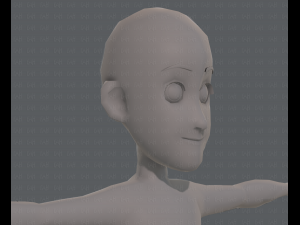 base mesh boy character v07 3D मॉडल