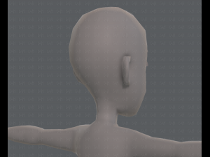 base mesh boy character v07 3D मॉडल