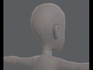 base mesh boy character v07 3D Model